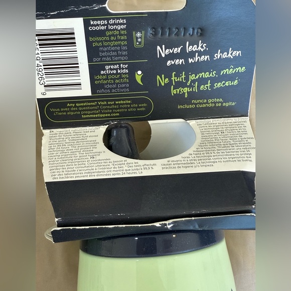 2)Tommee Tippee Superstar Insulated Sportee Bottle Cup 12m+ 9fl oz - Picture 2 of 4